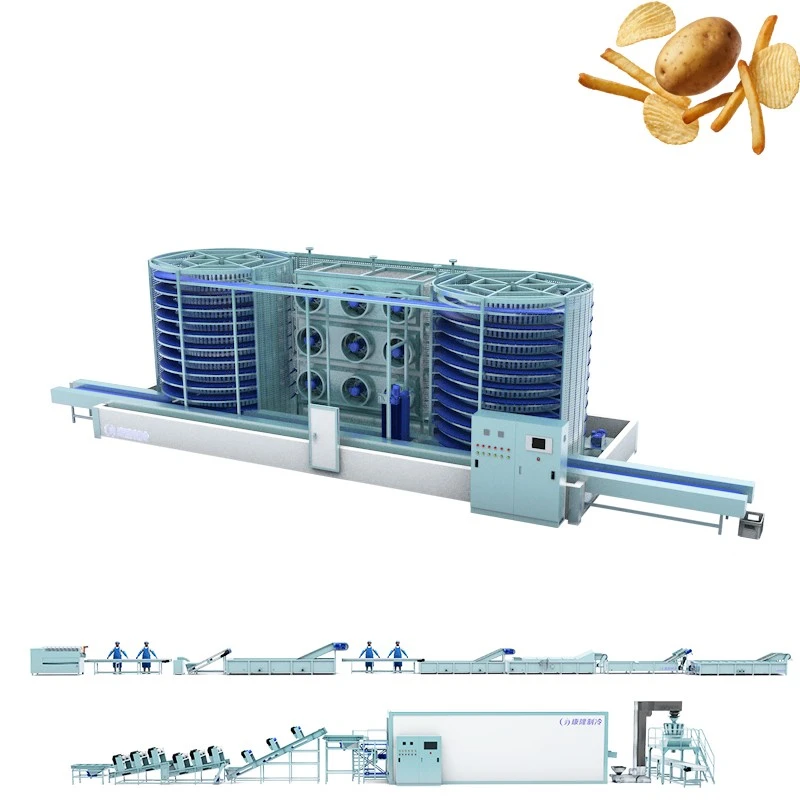 Línia de producció de patates fregides